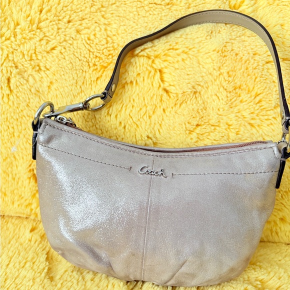 Coach Women's Shimmering Rose Shoulder Bag - Picture 4 of 5